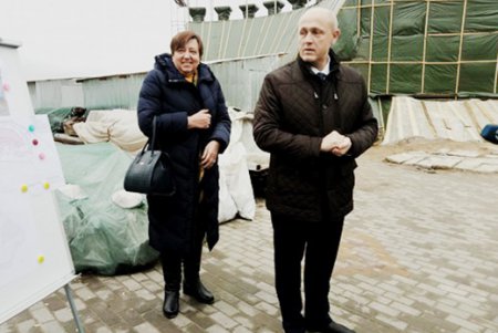 Продолжаются работы по благоустройству Греческого парка под Приморским бульваром (фото)