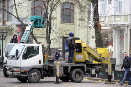 Зима на пороге: из Одессы «улетели» и рукотворные бабочки (фоторепортаж)