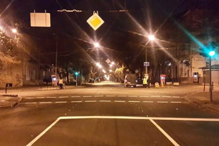 «Умные» зебры в центре Одессы подсветят пешеходов в темноте (фото)