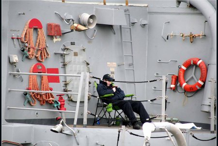 Пару американскому эсминцу в Одессе составил французский фрегат (фоторепортаж)
