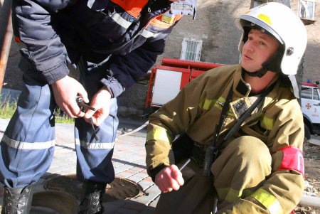 Сегодня в Одессе пожарные «подожгли» Национальную библиотеку (фоторепортаж)