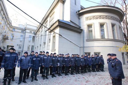Сегодня в Одессе пожарные «подожгли» Национальную библиотеку (фоторепортаж)