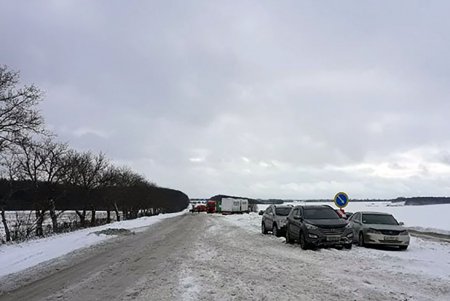 На трассе «Одесса-Киев» возник многокилометровый затор (фото)