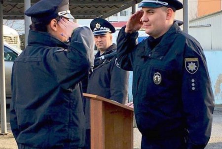Патрульная полиция Одессы приняла новогоднее пополнение (фото)