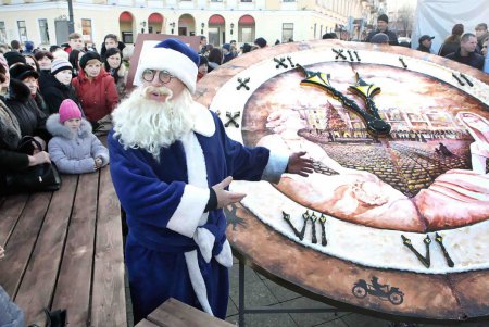 Возле Дюка одесситам презентовали гигантское лакомство (фоторепортаж)