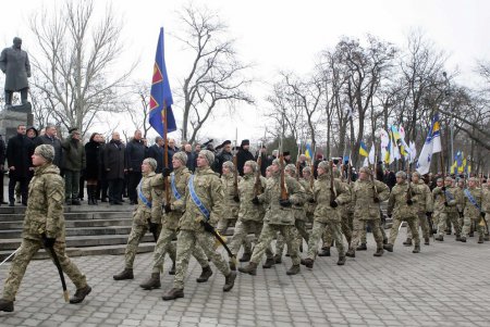 В Одессе отметили День соборности Украины (фоторепортаж)
