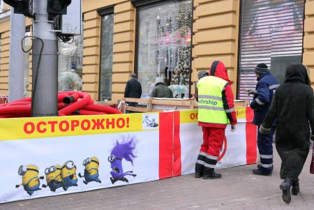 На Ришельевской продолжается капремонт тротуаров  (фоторепортаж)