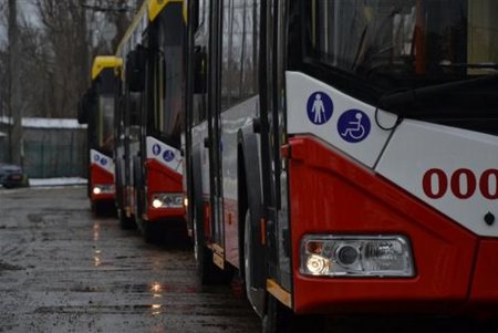 В Одессе  новые троллейбусы  вышли на линию