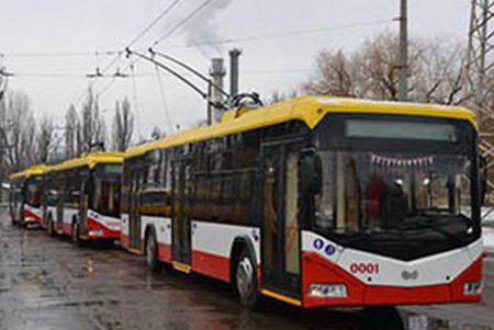 В Одессе  новые троллейбусы  вышли на линию