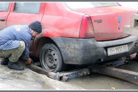 Автохамы беспредельничают (фоторепортаж)