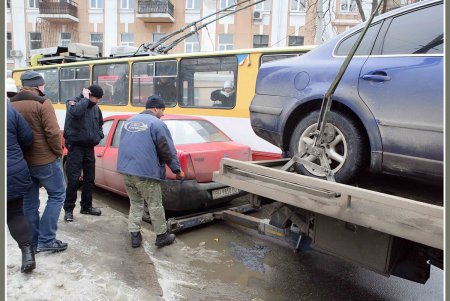 Автохамы беспредельничают (фоторепортаж)