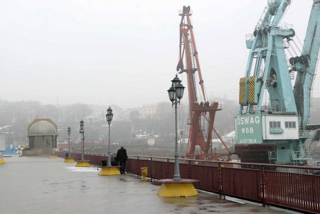 В тумане скрылась милая  Одесса... (фотозарисовка)