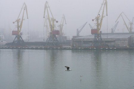 В тумане скрылась милая  Одесса... (фотозарисовка)