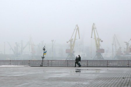 В тумане скрылась милая  Одесса... (фотозарисовка)