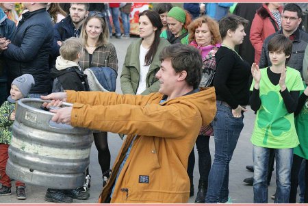  Святой Патрик «погостил» в Городском саду Одессы (фоторепортаж)