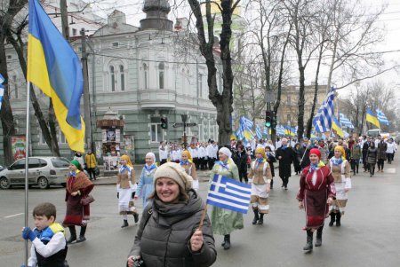 На улицах Одессы танцевали сиртаки (фоторепортаж)