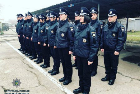 В рядах одесских патрульных молодое пополнение (фото)