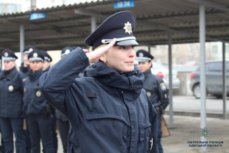 В рядах одесских патрульных молодое пополнение (фото)