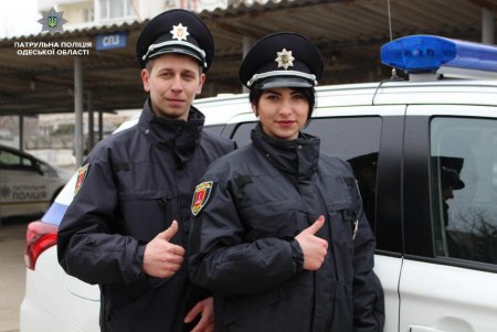 В рядах одесских патрульных молодое пополнение (фото)