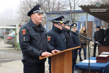 В рядах одесских патрульных молодое пополнение (фото)
