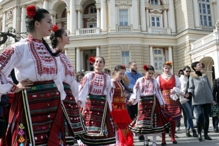Болгары Одесщины на целый год пообщались с Бабой Мартой (фоторепортаж)