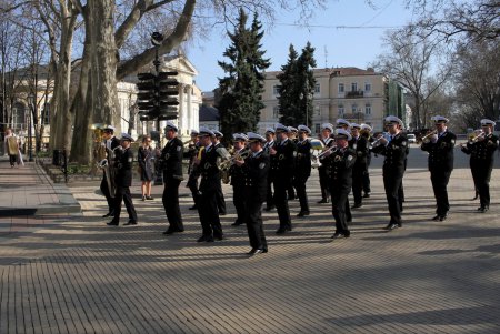 В Одессе сегодня фестивалили духовые оркестры (фото)