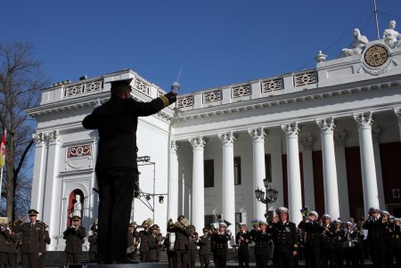 В Одессе сегодня фестивалили духовые оркестры (фото)