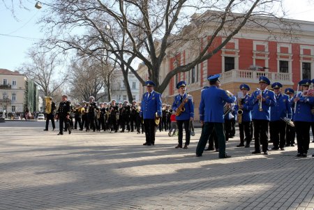В Одессе сегодня фестивалили духовые оркестры (фото)