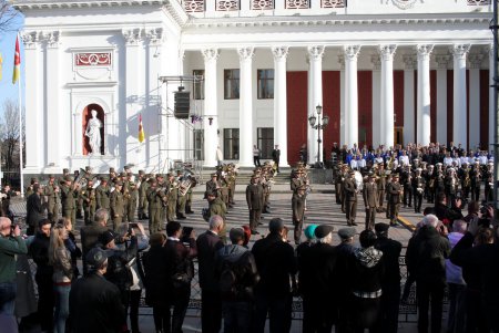 В Одессе сегодня фестивалили духовые оркестры (фото)
