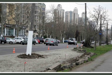 Проспект Шевченко выравнивает горизонт (фоторепортаж) 