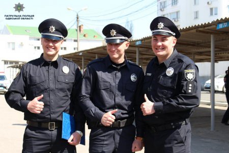  Очередное пополнение в рядах одесских патрульных (фото)