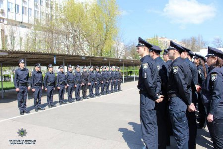 Очередное пополнение в рядах одесских патрульных (фото)