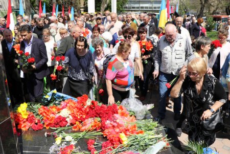 В Одессе вспоминали героев, бросивших вызов  «мирному» атому (фото)