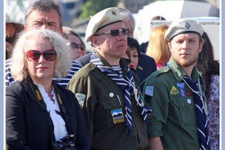 В Одессе торжественно отметили 100-летие Военно-Морского флага Украины (фоторепортаж)