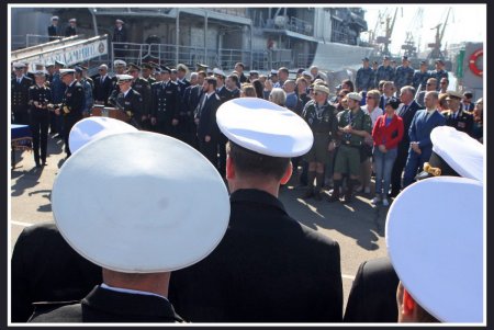 В Одессе торжественно отметили 100-летие Военно-Морского флага Украины (фоторепортаж)