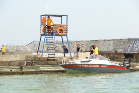 Одесские спасатели на воде показательно учились (фото)