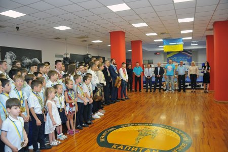 Мэр Одессы поздравил украинских тайбоксеров (фоторепортаж)