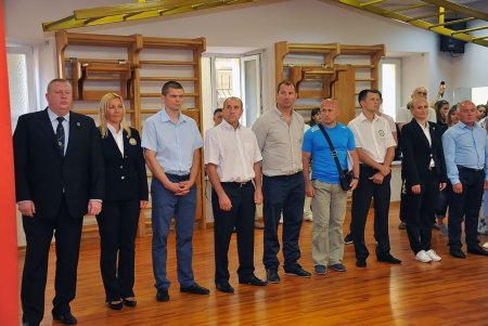 Мэр Одессы поздравил украинских тайбоксеров (фоторепортаж)