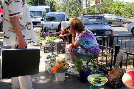 У Дома мебели создали альтернативу стихийной торговле «с земли» (фоторепортаж)