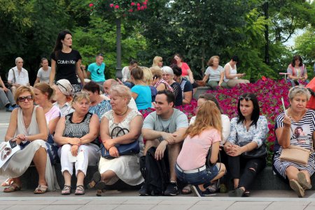 На Думской площади выступил оркестр под управлением Хобарта Эрла (фото)