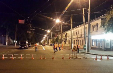 На одной из транспортных артерий Молдаванки обновили разметку