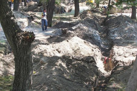 В Греческом парке установят скульптуру Посейдона и фонтан (фото)