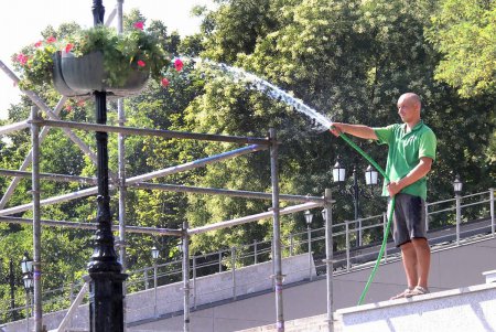 В Греческом парке установят скульптуру Посейдона и фонтан (фото)