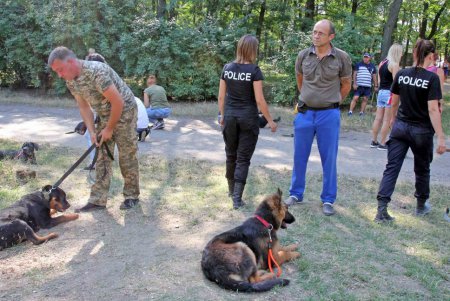 В Дюковском парке открылась площадка для выгула собак (фоторепортаж)