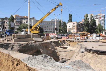 Работы на улице Сегедской близятся к завершению (фоторепортаж)