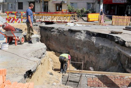 Работы на улице Сегедской близятся к завершению (фоторепортаж)