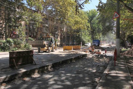 Работы на улице Сегедской близятся к завершению (фоторепортаж)
