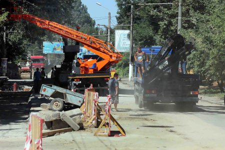 Работы на улице Сегедской близятся к завершению (фоторепортаж)