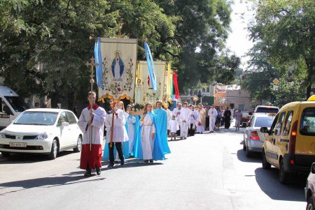 Шествие христиан–католиков прошло в Одессе (фоторепортаж)