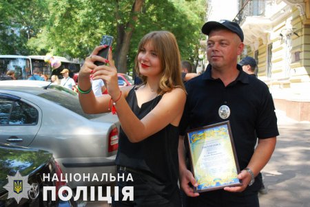 Новое пополнение пришло в Одесскую полицию (фото, видео)